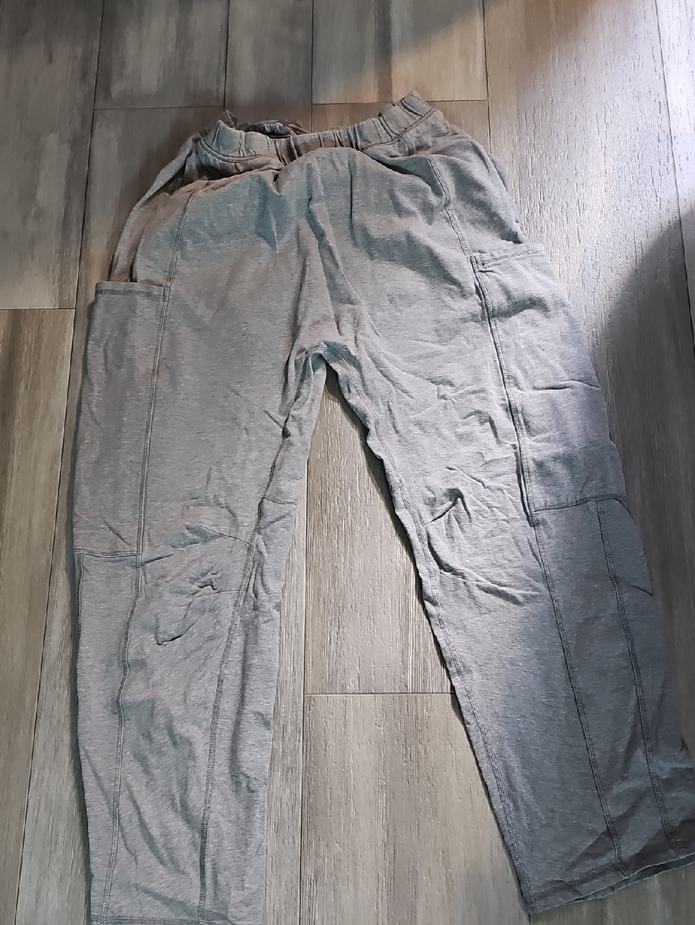 FP Movement by Free People Heather Gray Cropped Jogger Pants
